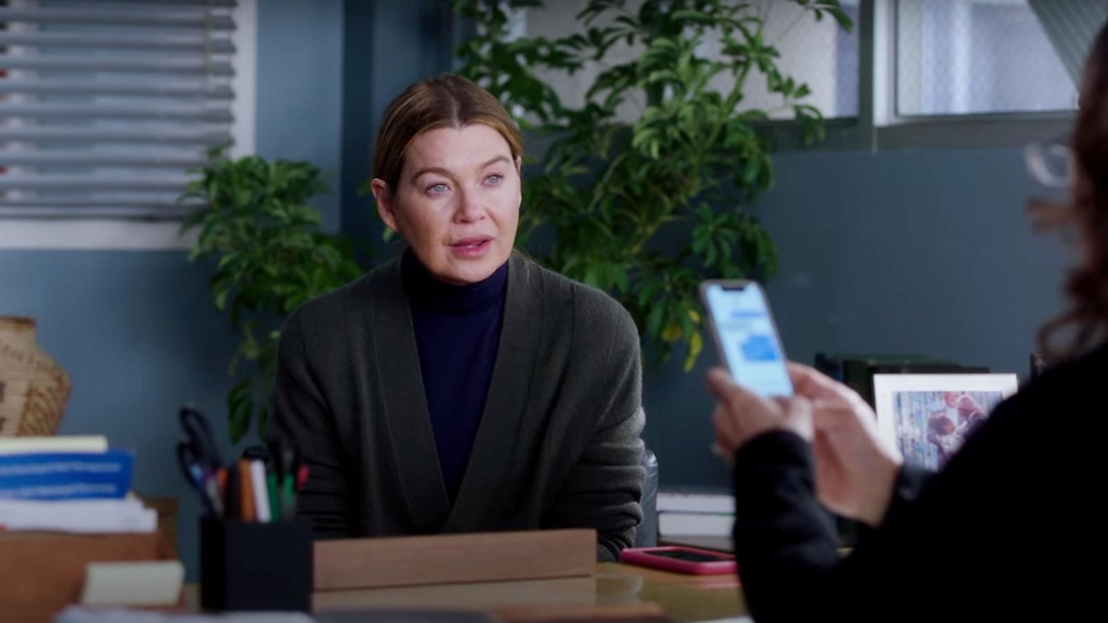 PHOTO: Grey'a Anatomy season premiere March 14, 2024 on ABC, starring Ellen Pompeo.