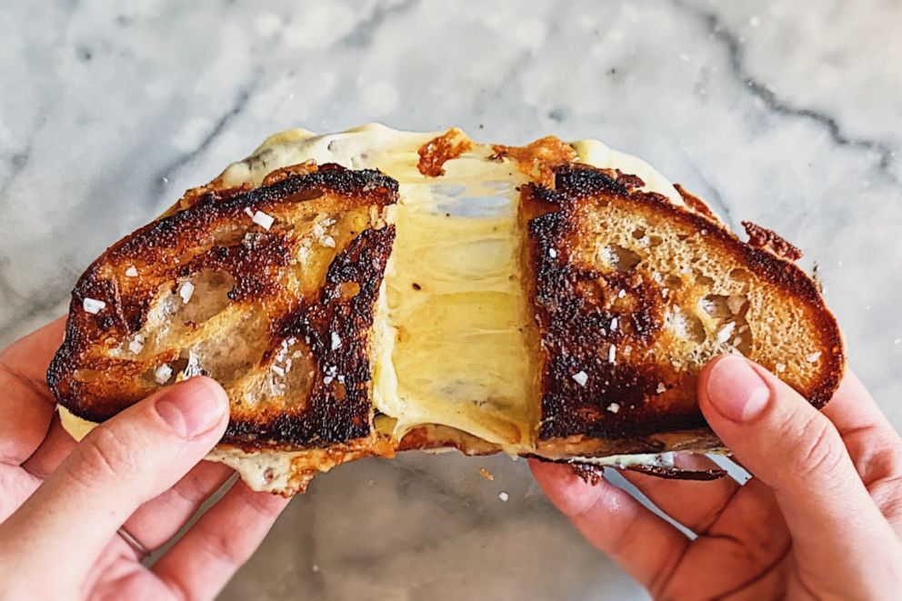 PHOTO: A crispy, melty grilled cheese from Carolina Gelen.