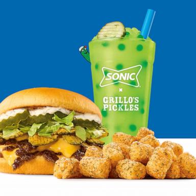 PHOTO: Sonic launched a collaboration menu with Grillo's Pickles.