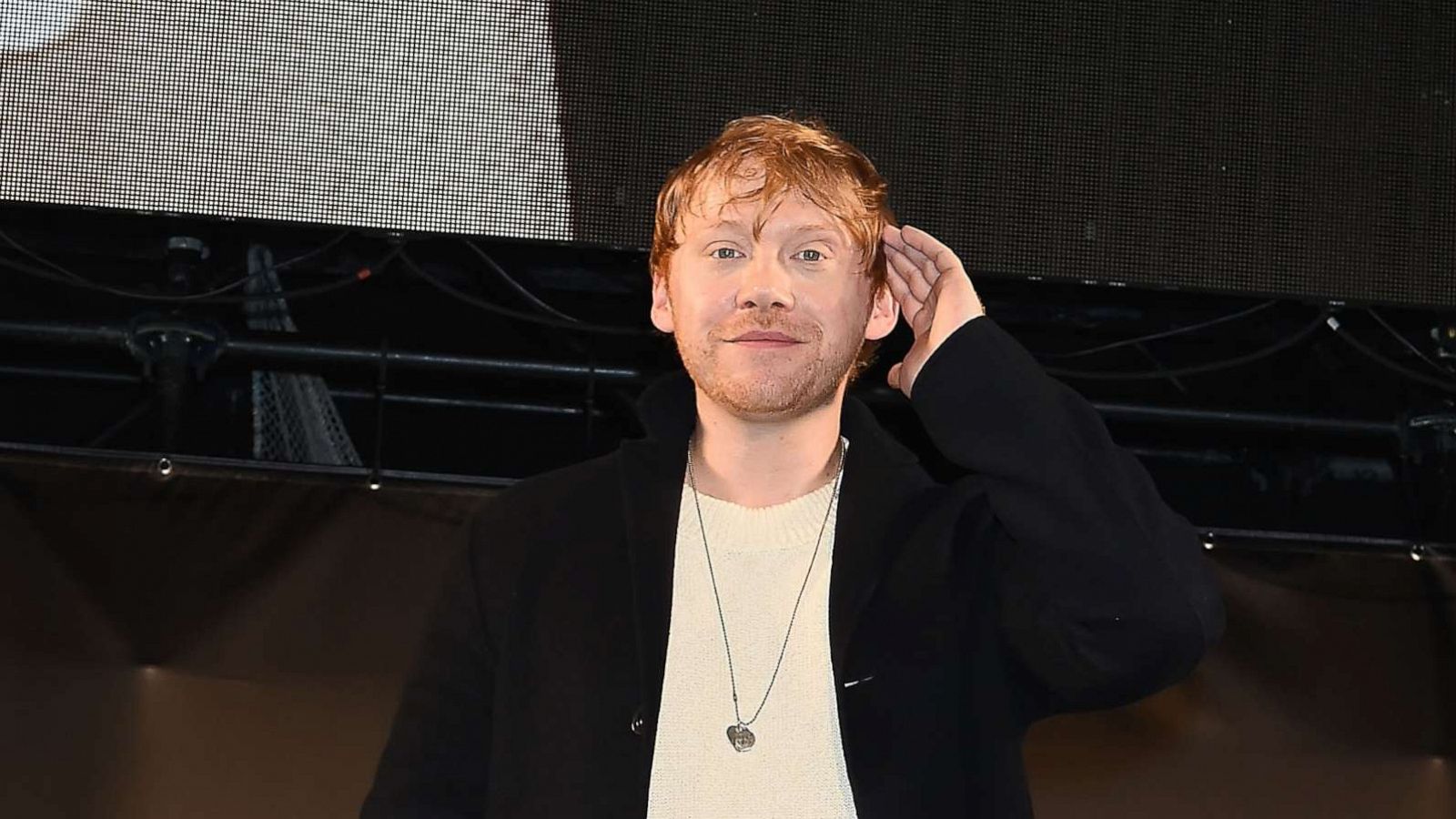 PHOTO: Rupert Grint attends a talk during the Tokyo Comic Con 2019 at Makuhari Messe on Nov. 24, 2019 in Chiba, Japan.