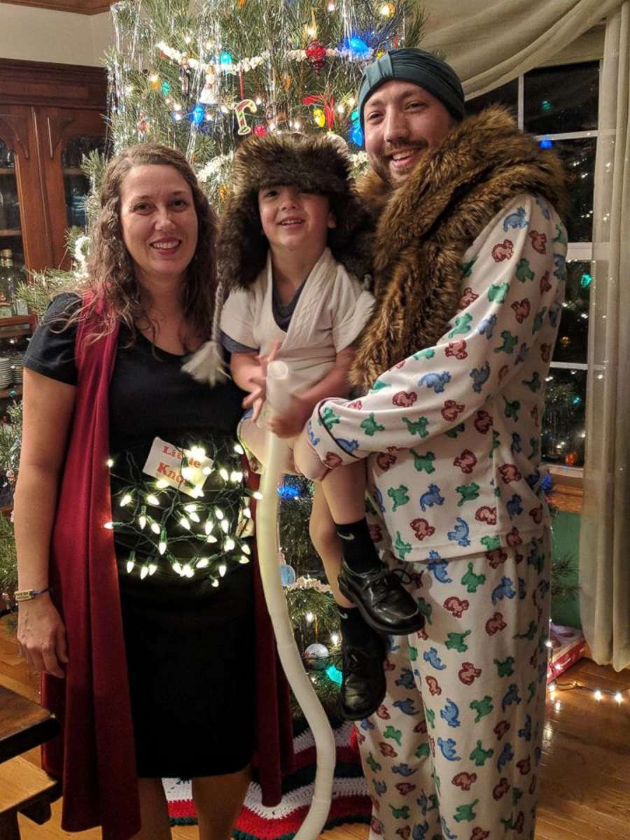 PHOTO: Greg Osterland of Wadsworth, Ohio, is pictured with his wife Rachel and 3-year-old son Lucas in an undated handout photo.