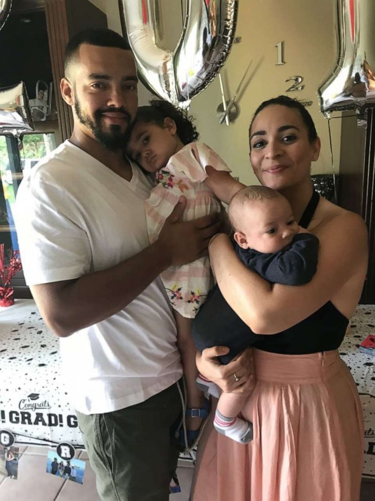 PHOTO: Alexandra Seba of Altamonte Springs, Florida, is seen in an undated photo with her husband, Raymond Collet and children, Julian Sol, 1 and Jade, 3.