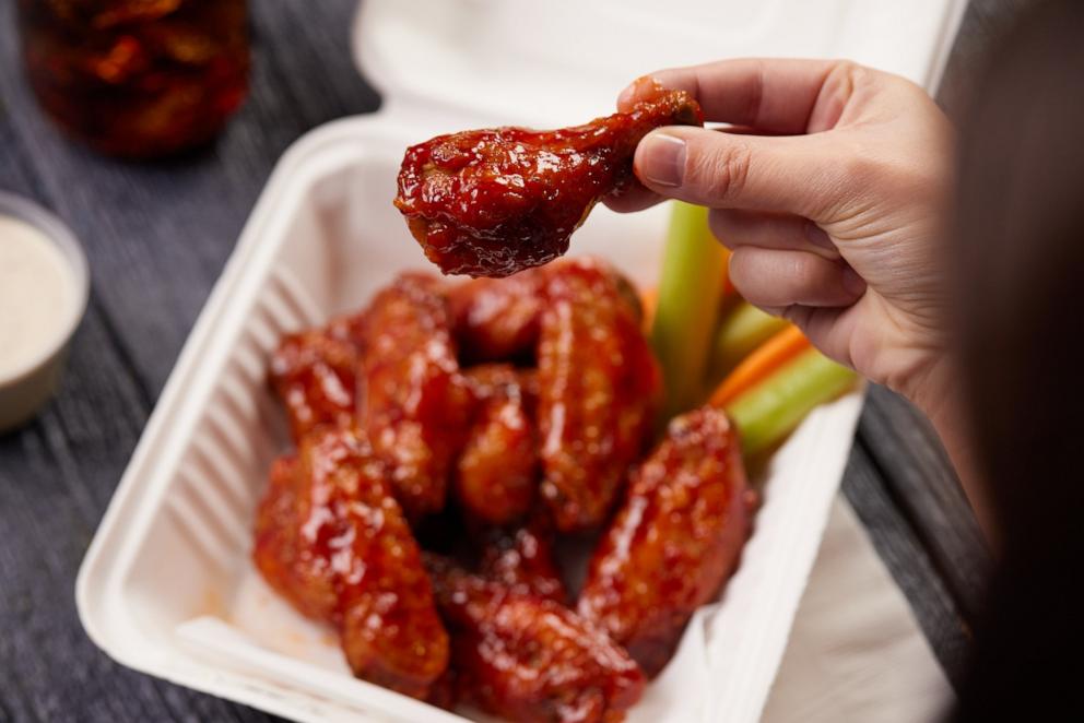 PHOTO: An order of buffalo wings from Grubhub.