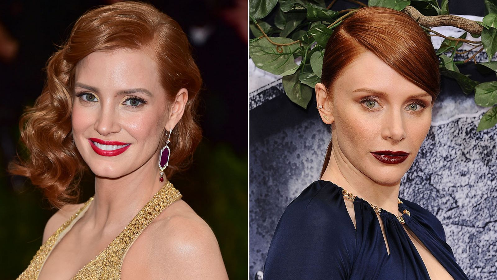 PHOTO: Jessica Chastain, left, and Bryce Dallas Howard, left.