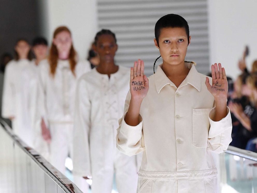 PHOTO: Models walk the runway at the Gucci Spring/Summer 2020 fashion show during Milan Fashion Week on September 22, 2019, in Milan, Italy.