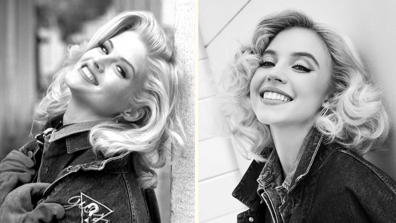 Actress Sydney Sweeney Anna Nicole Smith for new Guess campaign GMA