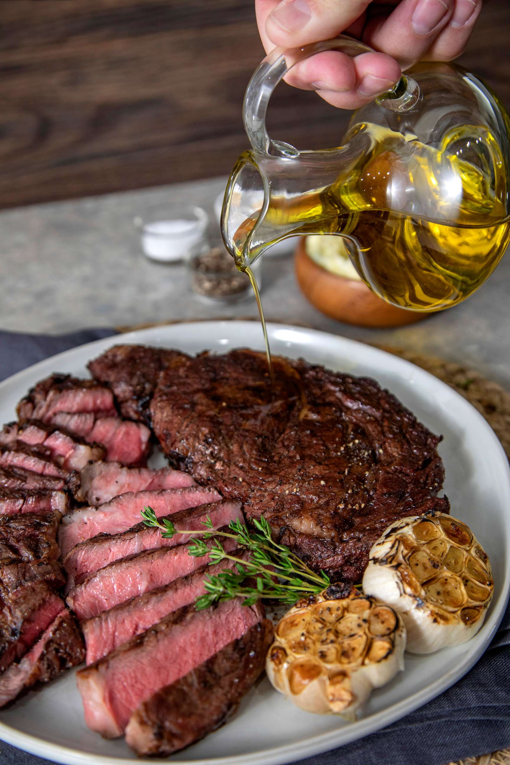 PHOTO: Garlic steak pictured from Gustavo Tosta's debut cookbook, "Guga: Breaking the Barbecue Rules."