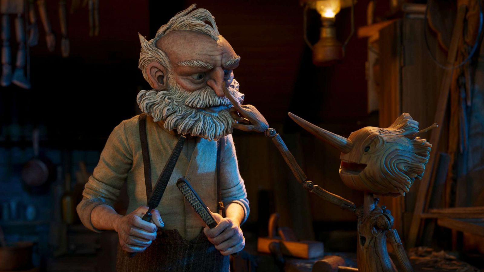 PHOTO: A scene from "Guillermo del Toro's Pinocchio."