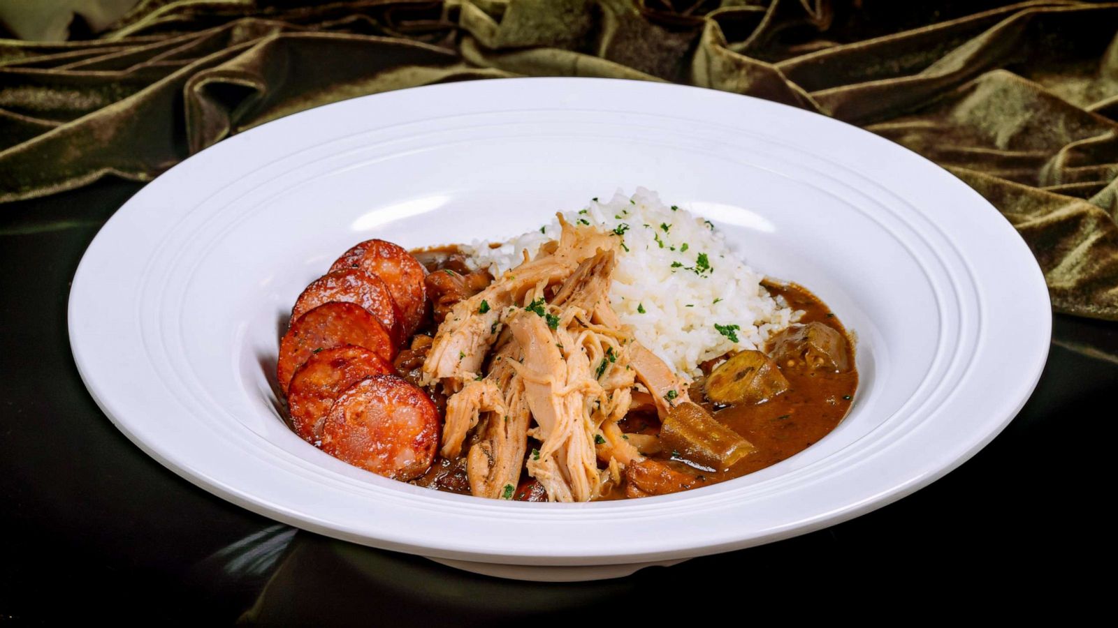 PHOTO: A bowl of gumbo made at Tiana's Palace Restaurant at Disneyland.