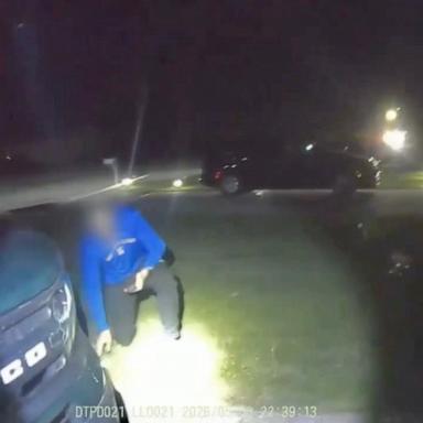 PHOTO: This is a screen grab from the bodycam footage released by the Davison Township Police Department.