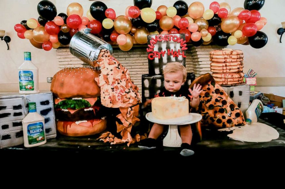 PHOTO: Nataly Stein, owner of Great Dane Baking Company, baked all the goodies for her son Campbell's 1st birthday party.