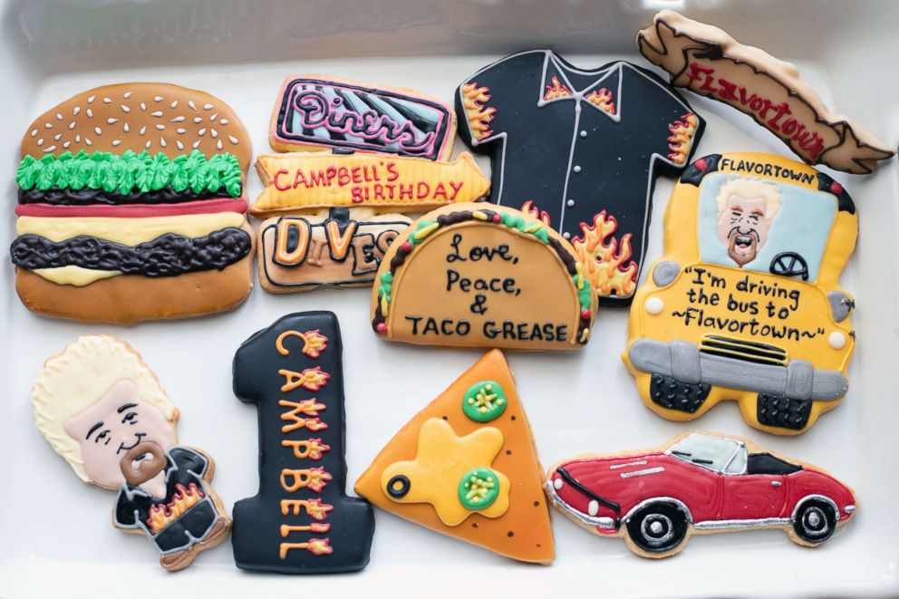 PHOTO: Nataly Stein threw a Guy Fieri-themed 1st birthday party for her son in California.