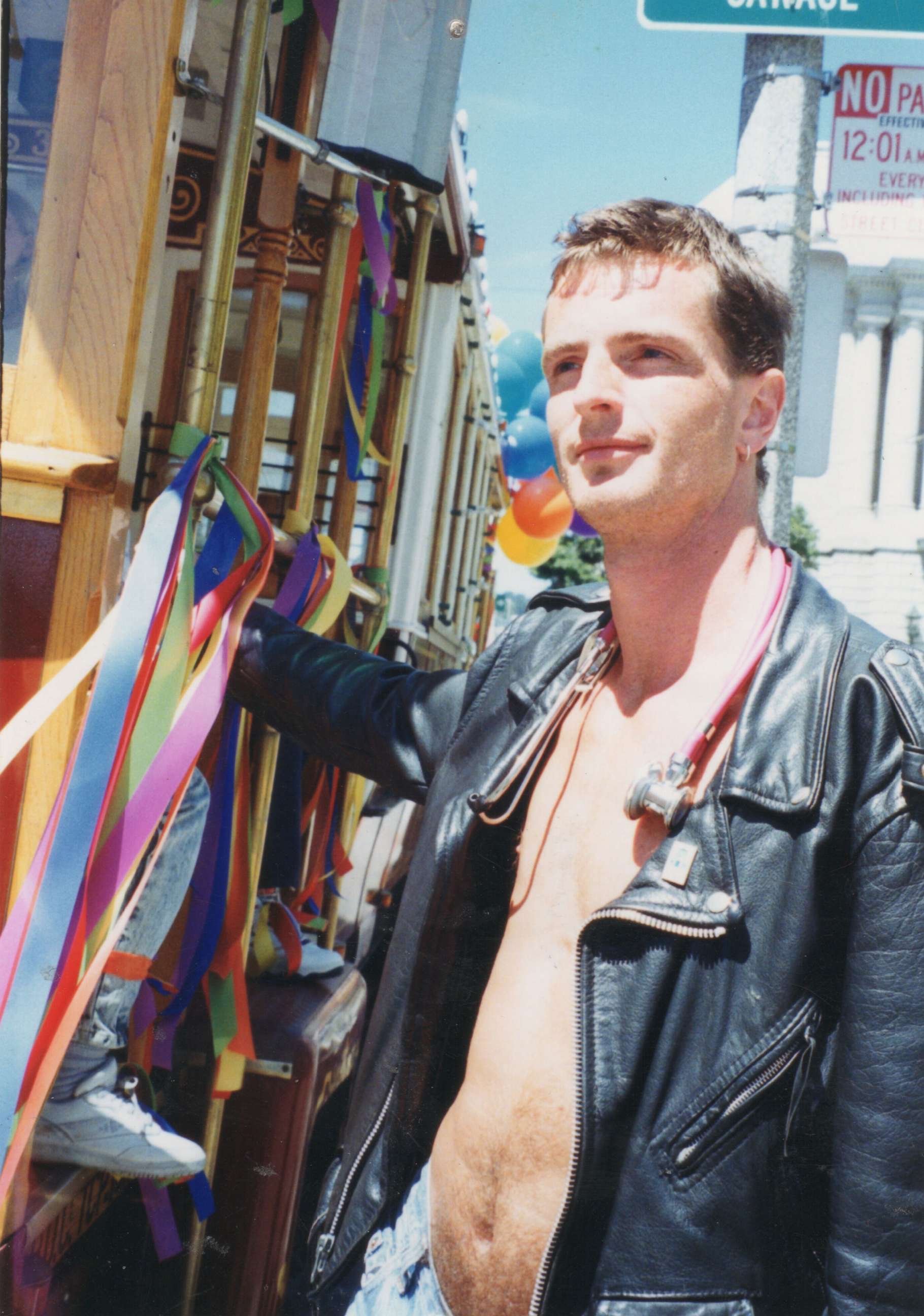 PHOTO: Guy Vandenberg is pictured at a pride parade in 1992.