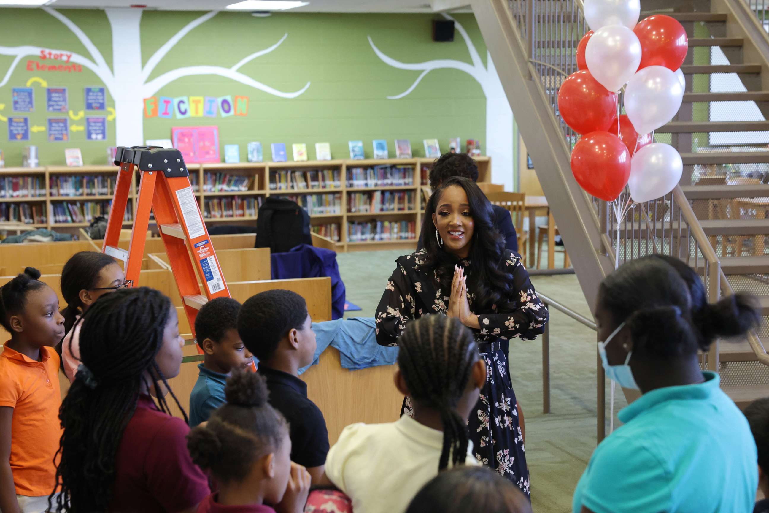 PHOTO: Mickey Guyton takes part in 3M School Zone Safety event on April 12, 2022, in Nashville, Tenn.