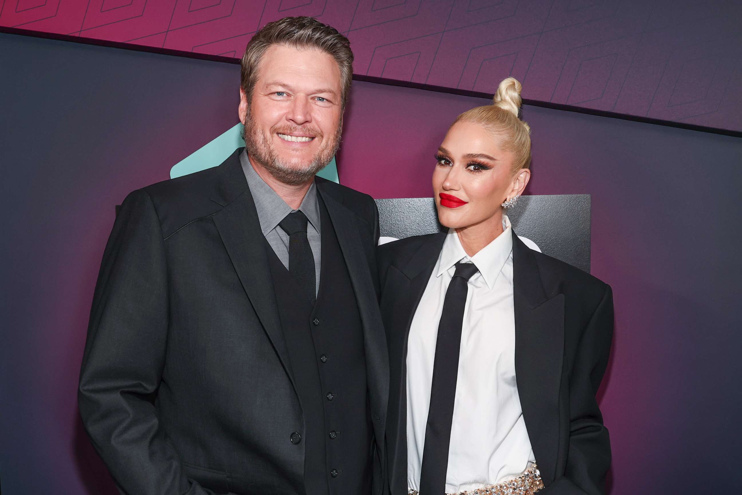 PHOTO: Blake Shelton and Gwen Stefani at the 2023 CMT Music Awards held at Moody Center, April 2, 2023, in Austin, Texas.