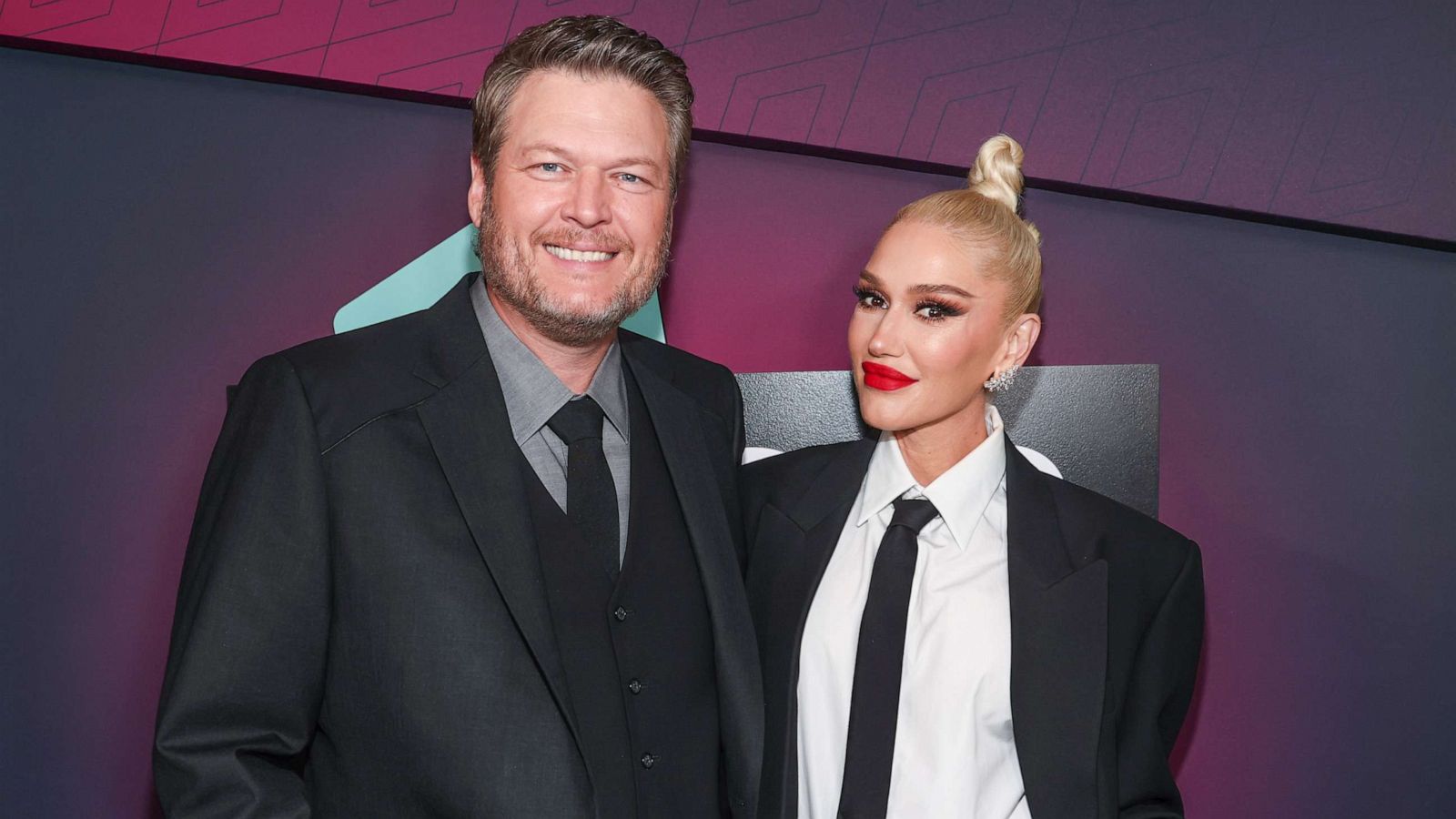 PHOTO: Blake Shelton and Gwen Stefani at the 2023 CMT Music Awards held at Moody Center, April 2, 2023, in Austin, Texas.