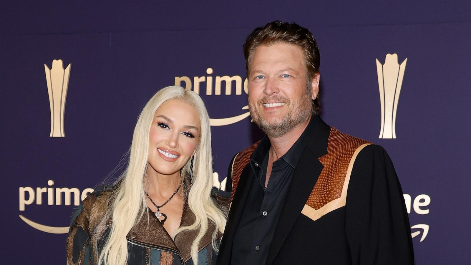 PHOTO: Gwen Stefani and Blake Shelton attend the 59th Academy of Country Music Awards at Omni Frisco Hotel at The Star on May 16, 2024 in Frisco, Texas.