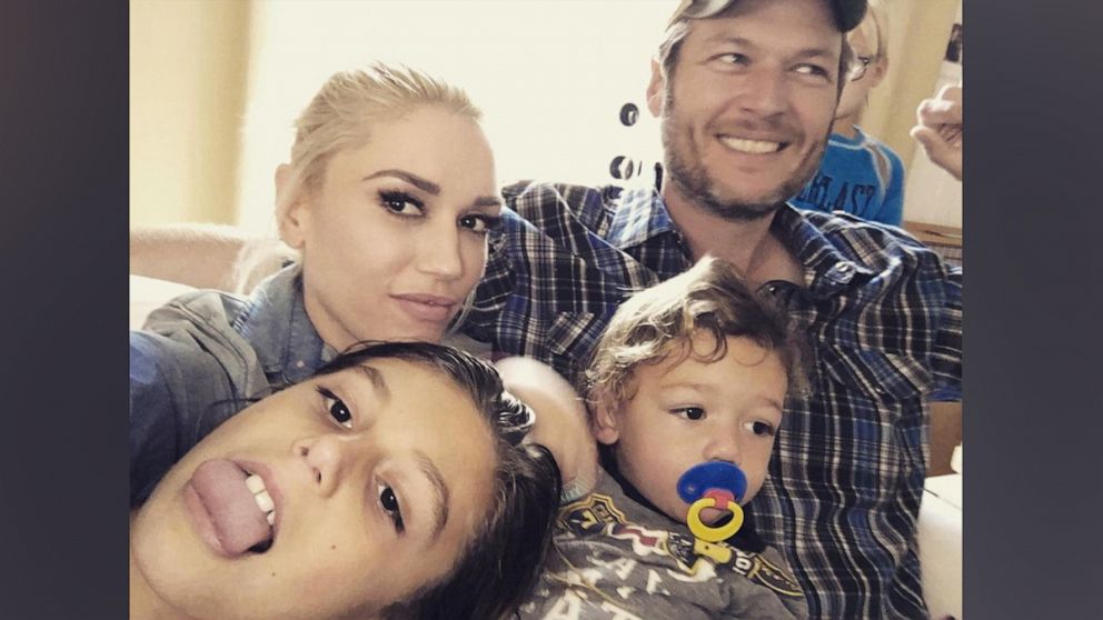 Gwen Stefani shares photos of Blake Shelton with her sons for Father's