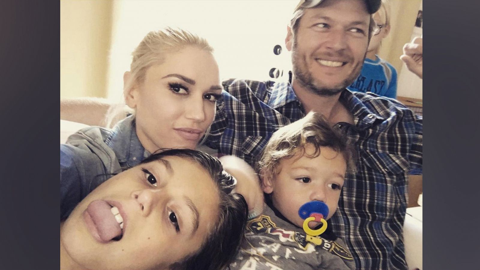 PHOTO: In this image posted to her Instagram account, Gwen Stefani is shown with Blake Shelton and her sons Kingston and Apollo.