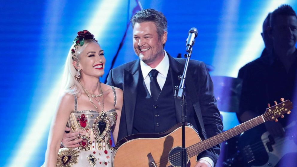 PHOTO: Gwen Stefani and Blake Shelton perform at The 62nd Annual Grammy Awards in Los Angeles, Sunday, Jan. 26, 2020.
