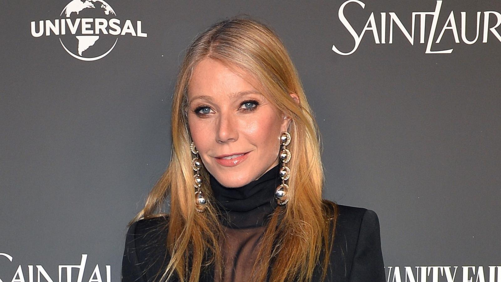 PHOTO: Gwyneth Paltrow attends the Saint Laurent x Vanity Fair x NBCUniversal dinner and party to celebrate "Oppenheimer" at a private residence on March 08, 2024 in Los Angeles.