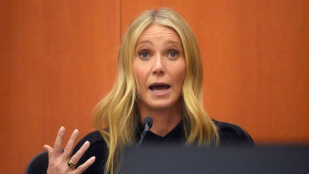PHOTO: Gwyneth Paltrow testifies during her trial on March 24, 2023, in Park City, Utah.