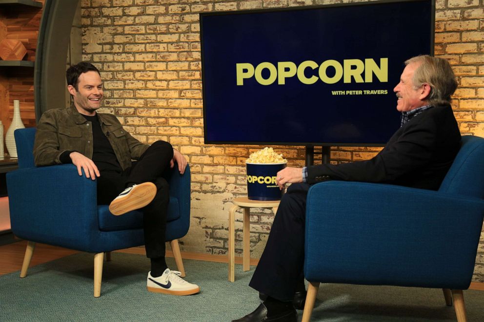 PHOTO: Bill Hader appears on "Popcorn with Peter Travers" at ABC News studios, May 13, 2019, in New York City. 