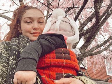 Gigi Hadid and Daughter Khai Pose for Spring Selfie
