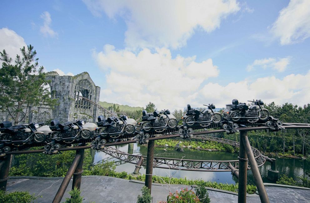 PHOTO: Hagrid’s Magical Creatures Motorbike Adventure, opening at Universal Orlando on June 13. 