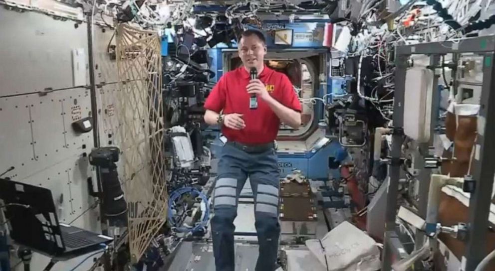 PHOTO: NASA astronaut Nick Hague on the ISS.