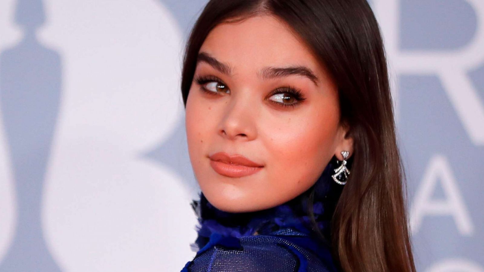 PHOTO: Singer-songwriter Hailee Steinfeld poses on the red carpet on arrival for an award show in London, Feb. 18, 2020.