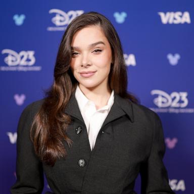 PHOTO: Hailee Steinfeld at the Disney Entertainment Showcase at D23: The Ultimate Disney Fan Event on Aug. 14, 2026, in Anaheim, Calif.
