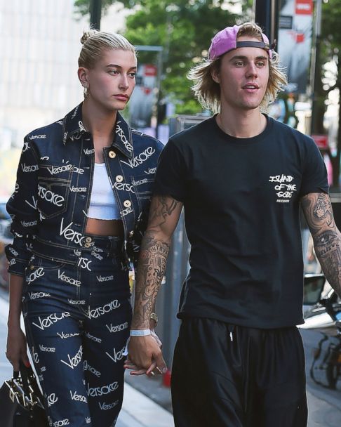 Justin Bieber dons a colorful ensemble from his fashion brand Drew House as  he steps out in NYC