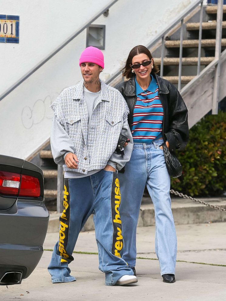 PHOTO: Justin Bieber and Hailey Bieber are seen on March 13, 2023 in Los Angeles.