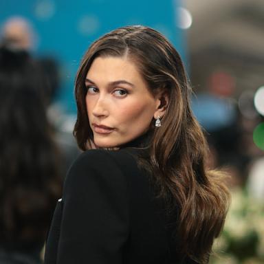PHOTO: Hailey Bieber attends the 2025 Met Gala Celebrating "Superfine: Tailoring Black Style" at Metropolitan Museum of Art, on May 5, 2025, in New York.