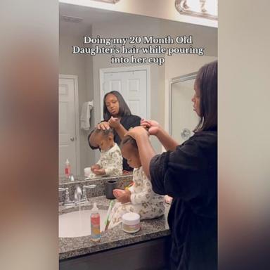 PHOTO: Darnisha Parker, a hairstylist and entrepreneur, shares snapshots of her family life on social media, including video clips of her styling her children’s hair.