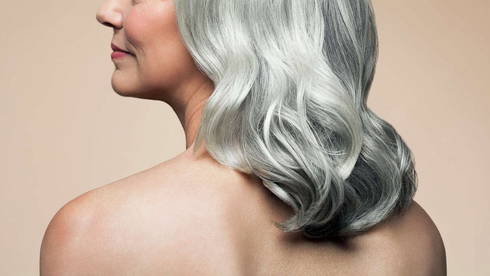 PHOTO: A woman with grey hair in an undated stock photo.