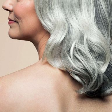 PHOTO: A woman with grey hair in an undated stock photo.