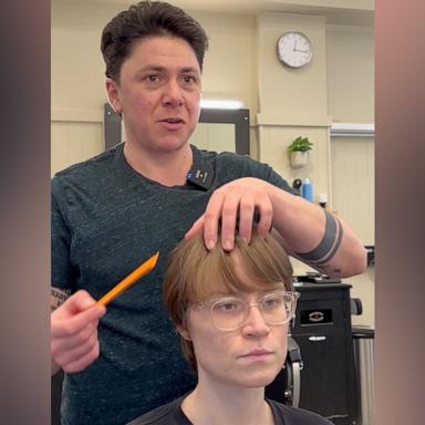 PHOTO: Rhode Island barber M Arida offers gender-affirming haircuts to queer, masculine-presenting individuals seeking haircuts that align with their identity.