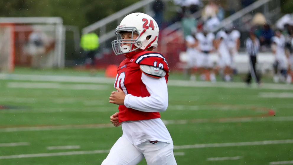 VIDEO: Haley Van Voorhis becomes first woman non-kicker to play in an NCAA football game