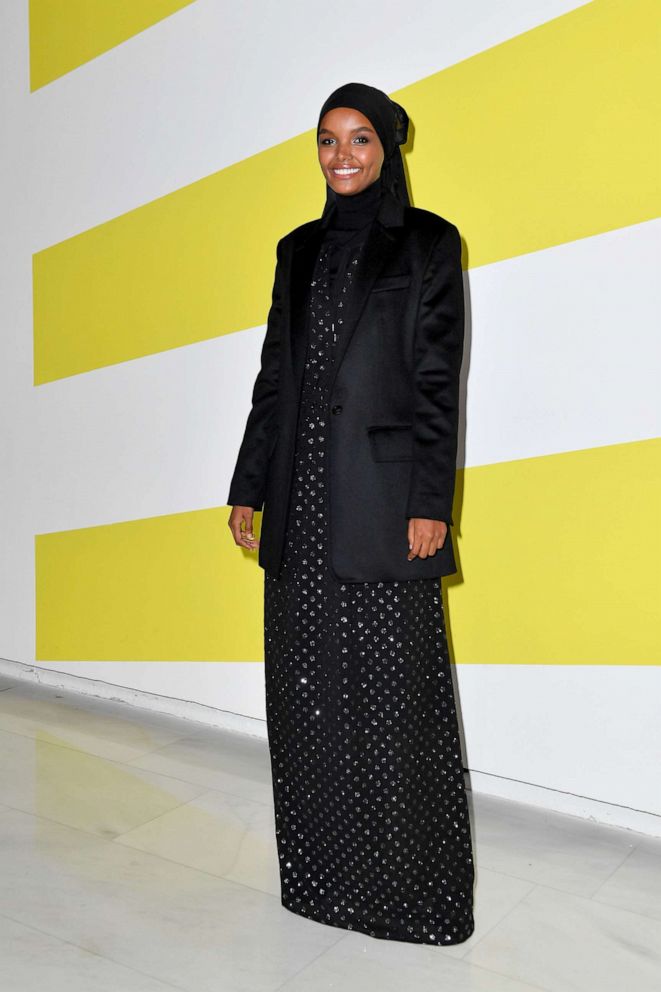 PHOTO: Halima Aden attends the Max Mara fashion show during the Milan Fashion Week Spring/Summer 2020, Sept. 19, 2019, in Milan, Italy.