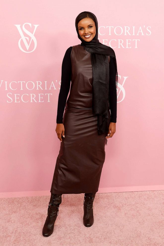 PHOTO: Halima Aden attends Victoria's Secret's celebration of The Tour '23 at Hammerstein Ballroom on September 06, 2023 in New York City.