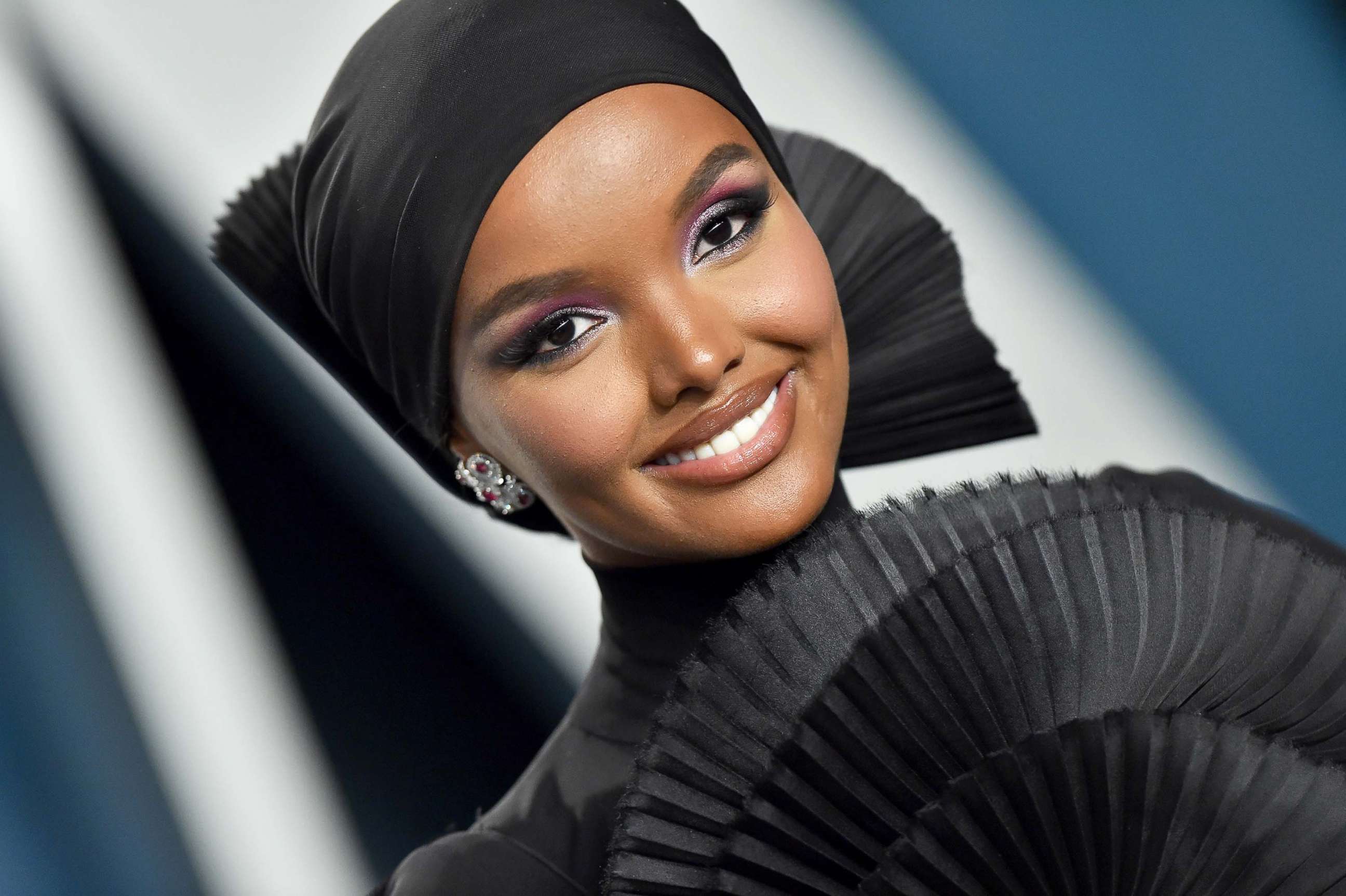 PHOTO: Halima Aden attends the Vanity Fair Oscar Party in Beverly Hills, Calif., Feb. 9, 2020.