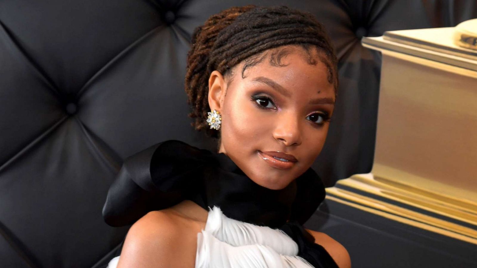 PHOTO: Halle Bailey of Chloe X Halle attends the 61st annual Grammy awards at Staples Center, Feb. 10, 2019, in Los Angeles.