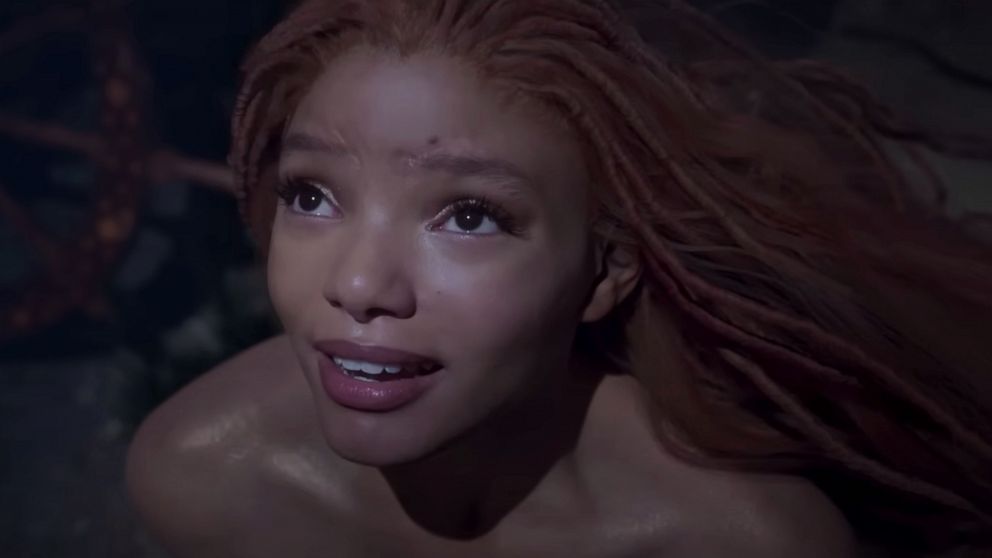 PHOTO: Halle Bailey in a scene from "The Little Mermaid."
