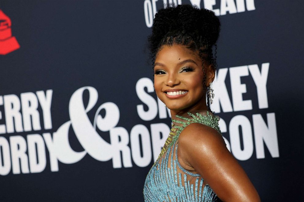 PHOTO: FILE - Halle Bailey attends the 2023 MusiCares Persons of the Year Gala, honoring Berry Gordy and Smokey Robinson, in Los Angeles, Feb. 3, 2023.