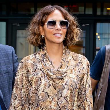 PHOTO: Halle Berry and Van Hunt are seen in New York, Sept. 17, 2024.