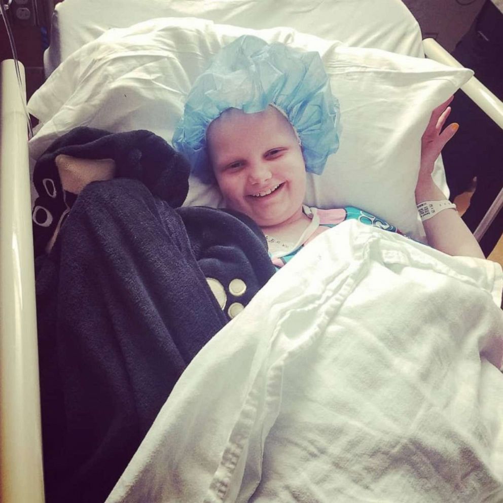 PHOTO: Hallie Beatrice Barnard, 11, beat a rare bone marrow disorder and is now fighting bone cancer.

