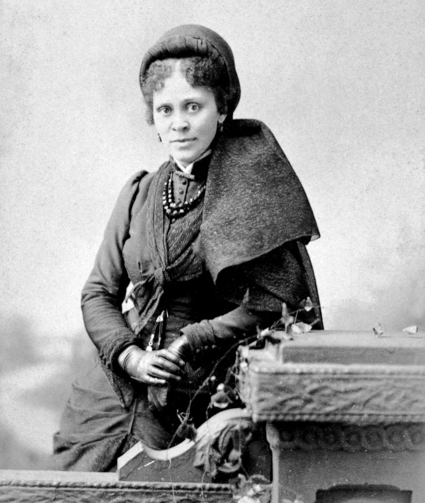 PHOTO: Educator, writer and activist Hallie Quinn Brown poses for a portrait, circa 1880s.