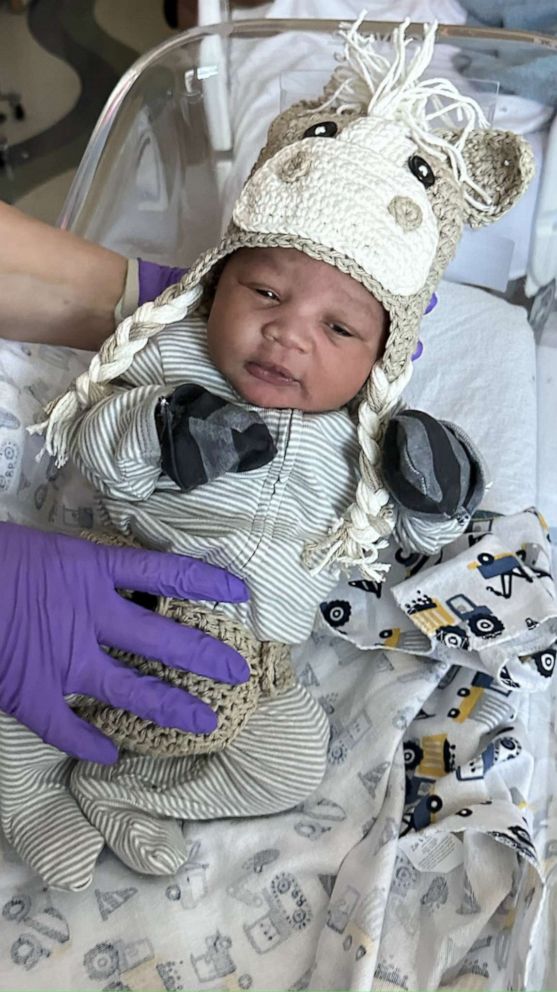 PHOTO: Newborn babies at Riverside Regional Medical Center in Newport News, Virginia, get in the Halloween spirit with costumes.
